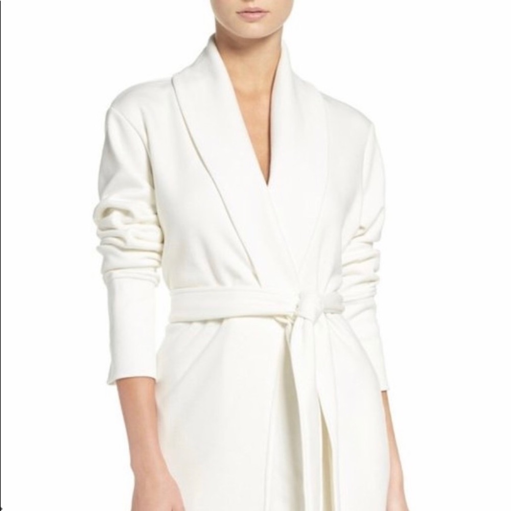 NWT UGG Karoline Plush Cream Robe Size Large - Picture 1 of 14